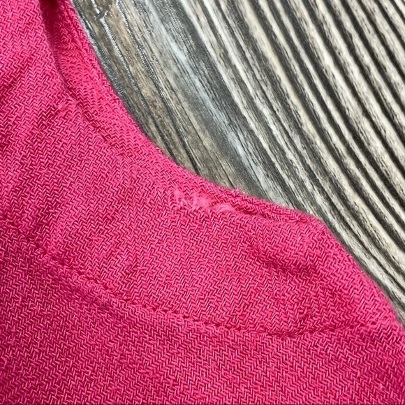 SOFT Surroundings Pink Shirt Cotton Blouse Petite Medium - Picture 10 of 10